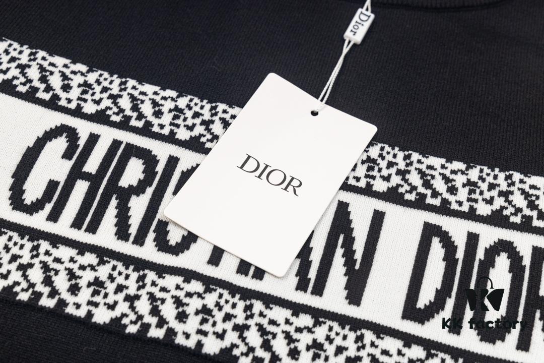 6931a00dccd8ab3d7af93cb2 New Dior DIOR 2024 Latest Jacquard Knit Long Sleeve Sweater Unisex