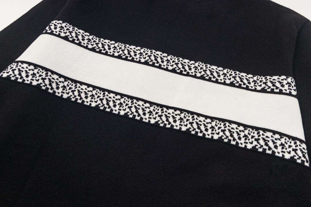 6931a00dccd8ab3d7af93cb4 New Dior DIOR 2024 Latest Jacquard Knit Long Sleeve Sweater Unisex