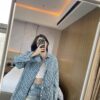 6931a00eccd8ab3d7af93cc5 Dior 22FW Vintage Logo Jacquard Long-Sleeve Denim Shirt