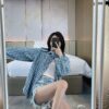 6931a00eccd8ab3d7af93cc9 Dior 22FW Vintage Logo Jacquard Long-Sleeve Denim Shirt