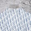 Dior Vintage Full Logo Jacquard Long Sleeve Denim Shirt