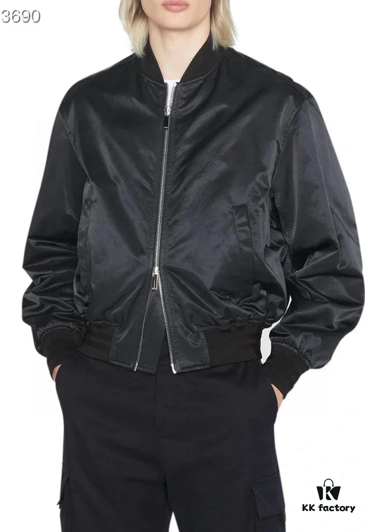 DIOR CD2023SS Pilot Jacket with Back Cursive Letter Embroidery Unisex