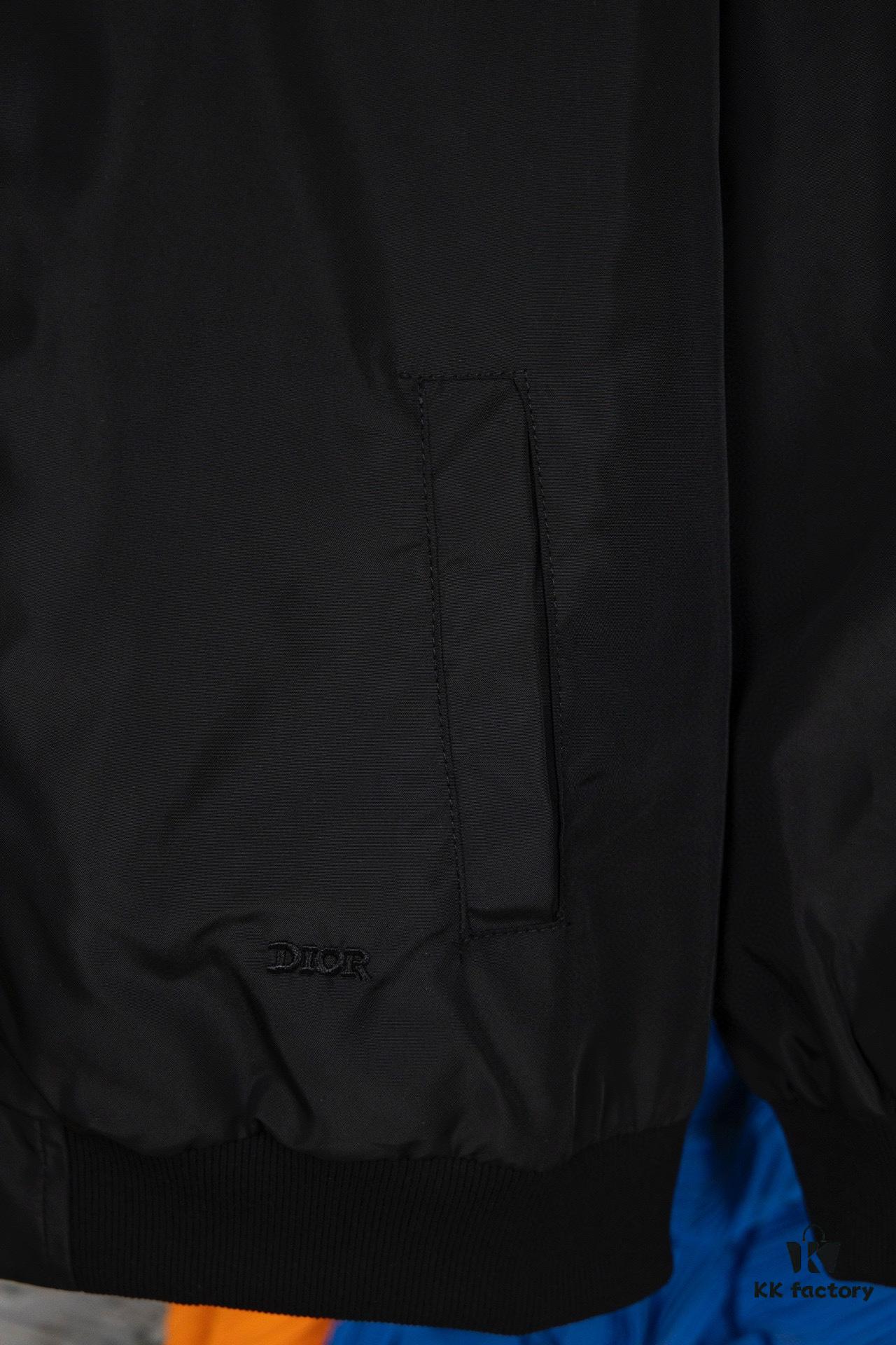 DIOR Pilot Jacket with Back Cursive Letter Embroidery CD2023SS Unisex