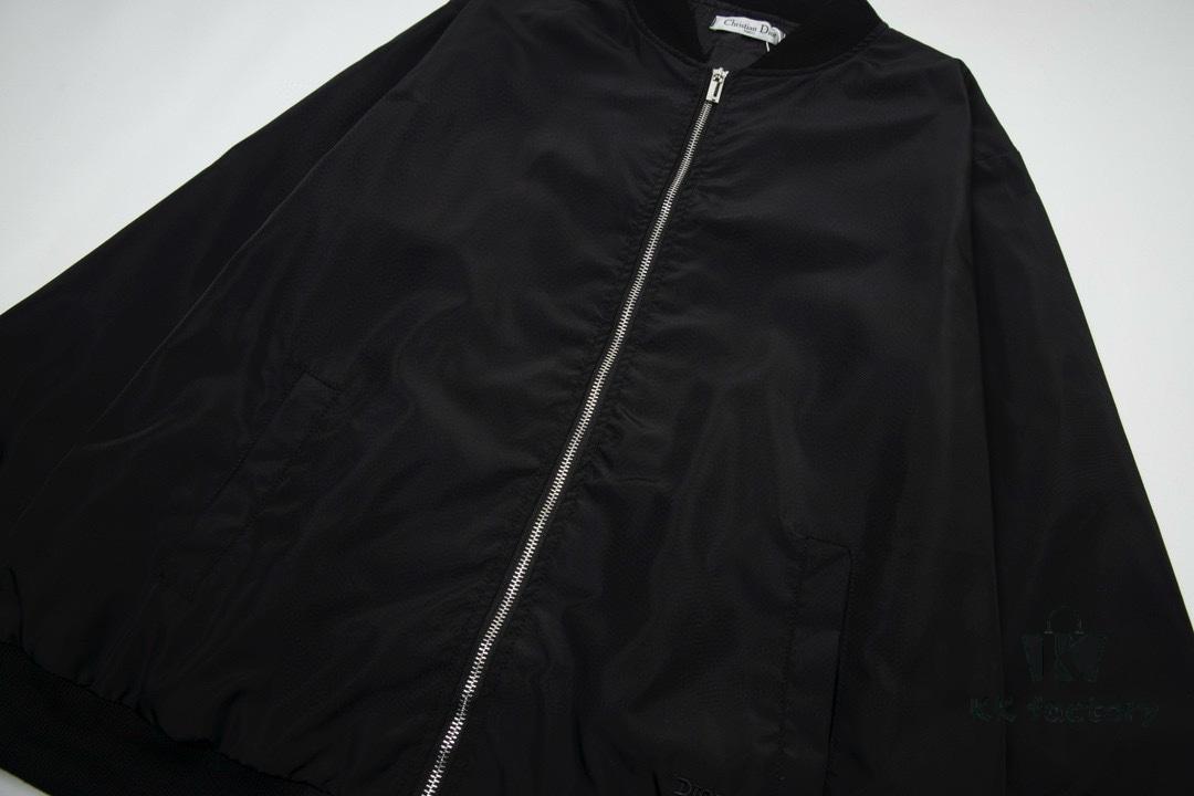 DIOR CD2023SS Pilot Jacket with Backscript Embroidery