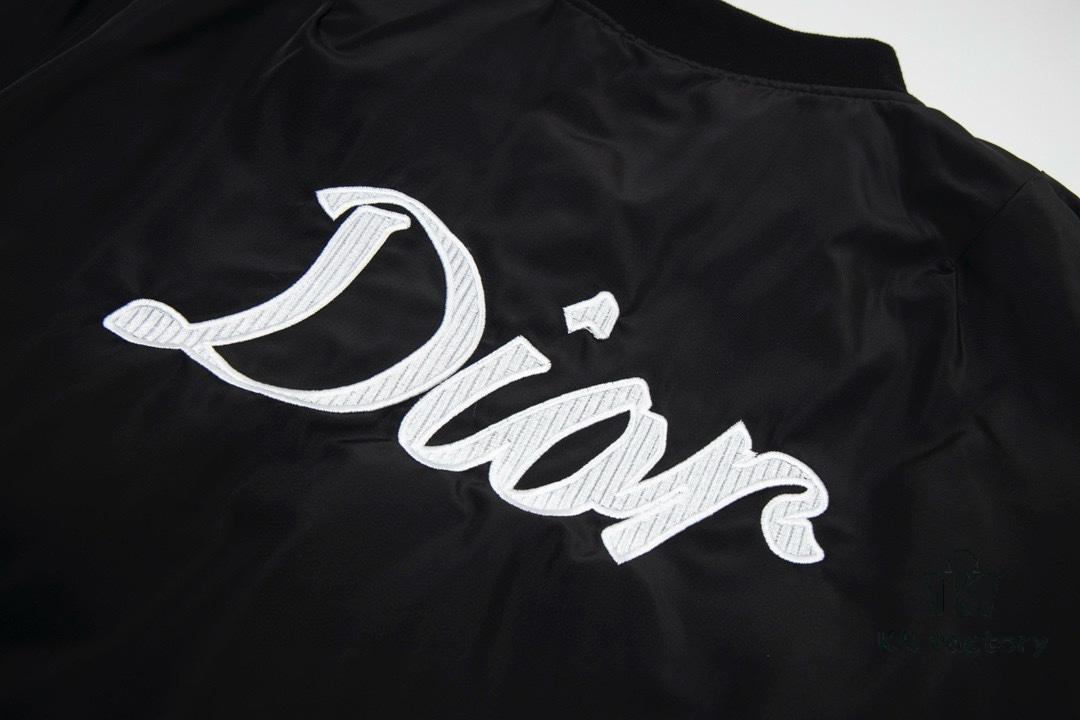 DIOR CD2023SS Pilot Jacket with Backscript Embroidery