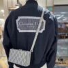 6931a011ccd8ab3d7af93cff DIOR 2023SS Embroidered Back Pilot Jacket - Crafted from Textured Cotton Blend with Contrast Christian Dior Couture Back Embroidery and Tonal Dior Front Logo, Ribbed Collar, Cuffs and Hem, Unisex Design