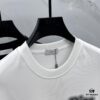 6931a013ccd8ab3d7af93d28 Christian Dior 2025 FW Spring/Summer New Arrival Round Neck T-Shirt for Layering or Outerwear, Embossed Logo Micro Oversized Short-Sleeve 260g Active Cotton Tee