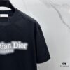 6931a013ccd8ab3d7af93d33 Christian Dior Dior 2025 FW Spring/Summer New Arrival Round Neck T-Shirt for Layering or Outerwear, 3D Logo Slightly Oversized Short-Sleeve 260g Active Cotton Tee