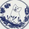6931a017ccd8ab3d7af93d72 High Version Dior Collaboration Embroidered Cat Short Sleeve T-Shirt