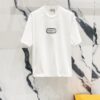 6931a018ccd8ab3d7af93d8b DIOR 320g Crew Neck Short Sleeve T-Shirt with Classic CD Silver Logo Embroidery