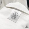 6931a018ccd8ab3d7af93d93 DIOR 320g Crew Neck Short Sleeve T-Shirt with Classic CD Silver Logo Embroidery