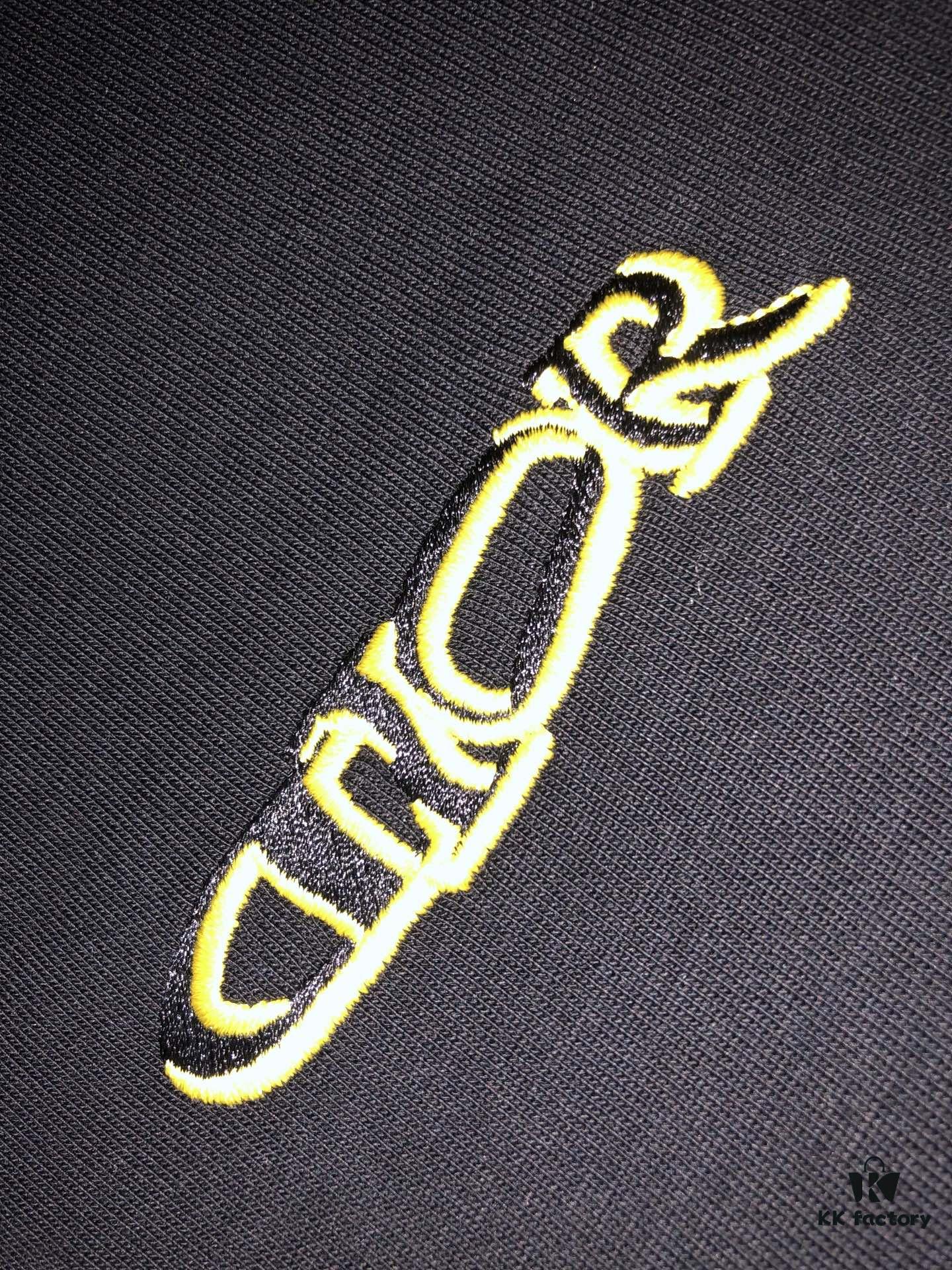 DIOR Short-Sleeve T-Shirt Embroidered Unisex Design