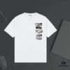 6931a01bccd8ab3d7af93dc3 DIOR Logo Print Short Sleeve T-Shirt, Heavyweight 320g Dyed Fabric, Unisex Fashion Crewneck Tee