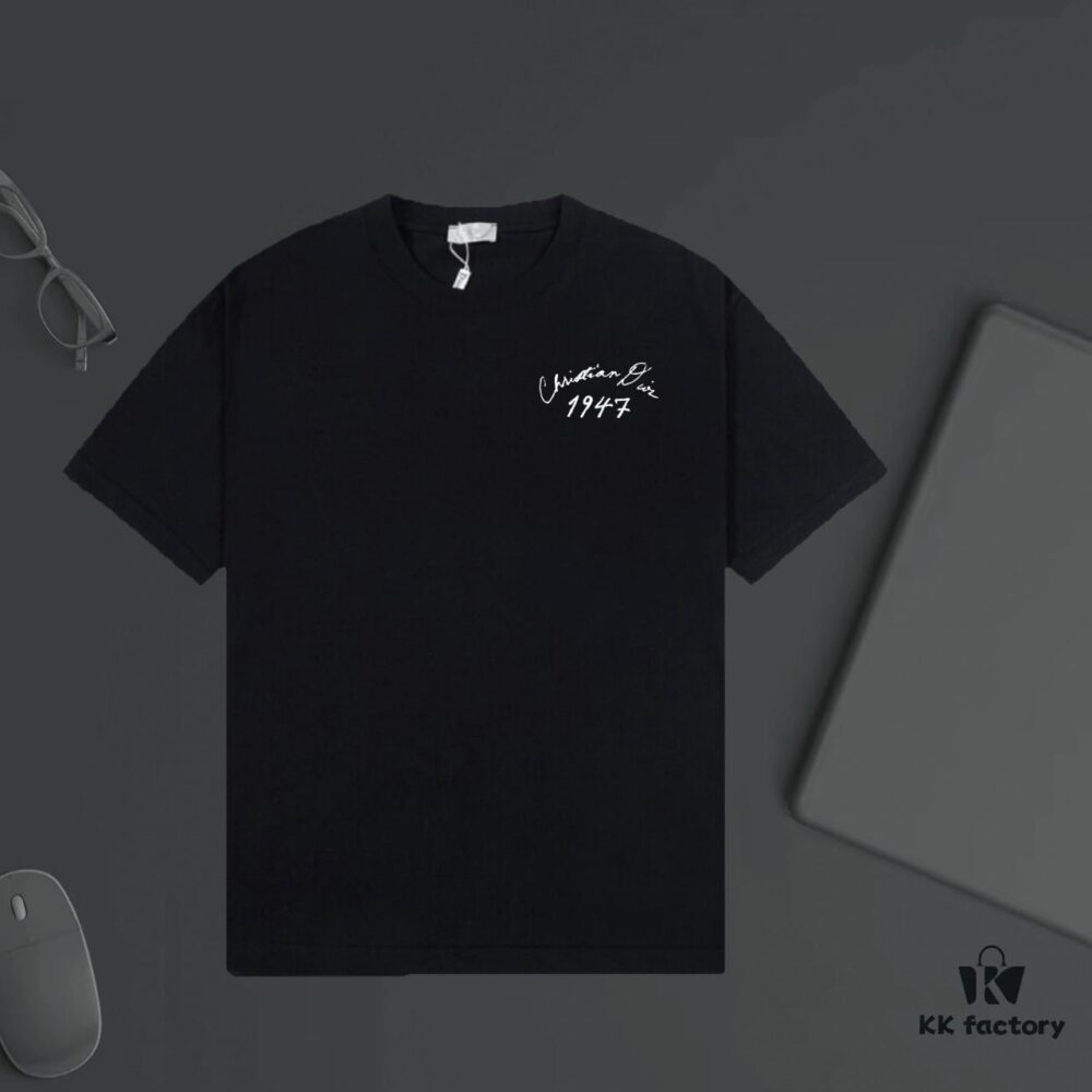 6931a01bccd8ab3d7af93dc4 DIOR Logo Print Heavyweight T-Shirt 320g