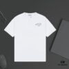 DIOR Logo Print Short Sleeve T-Shirt - Premium 320g Fabric, Unisex Stylish and Versatile