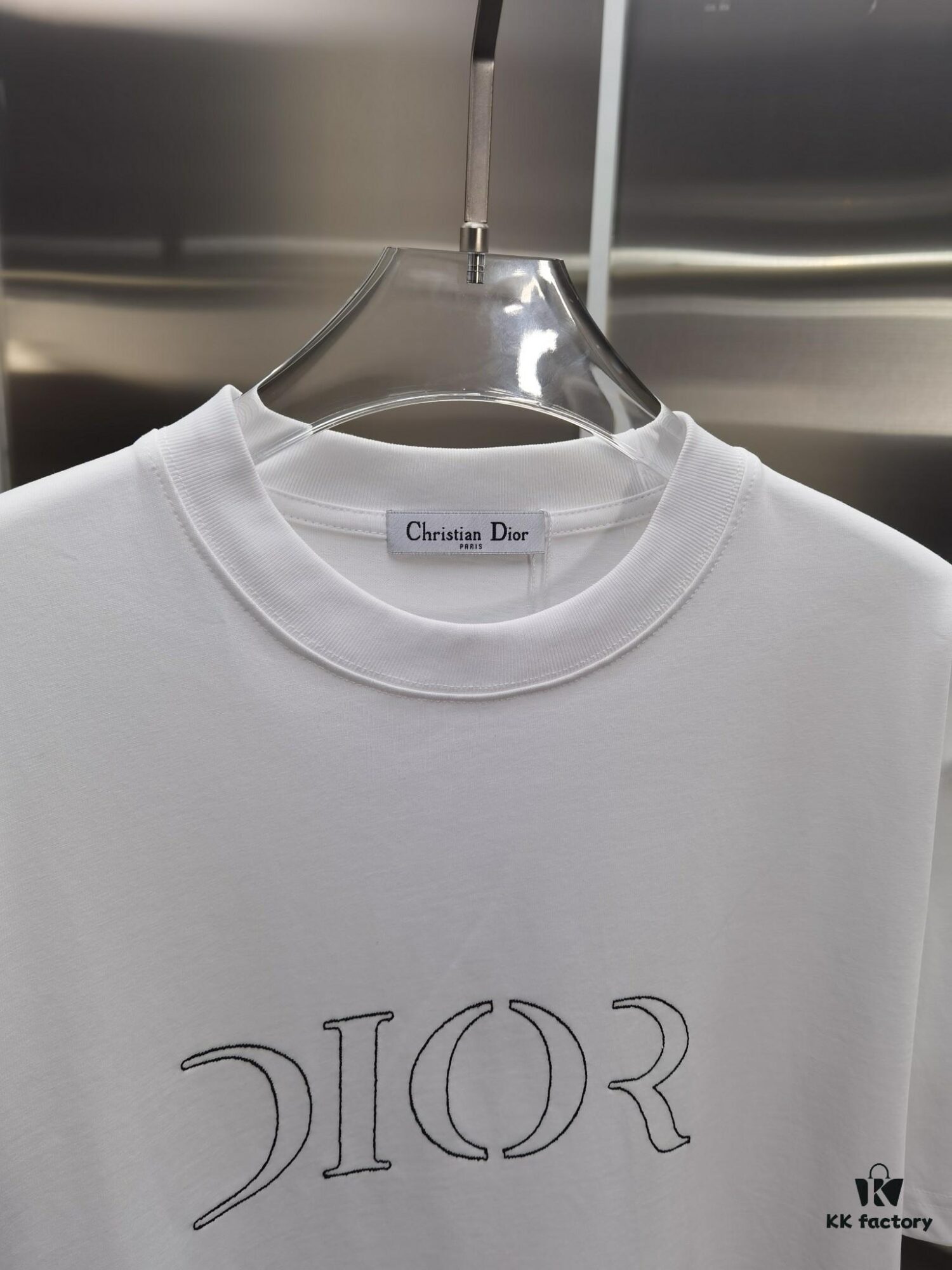 6931a029ccd8ab3d7af93e28 Dior D'OR (Top-tier Embroidered Version, Different from Standard Stock) Short Sleeve T-Shirt