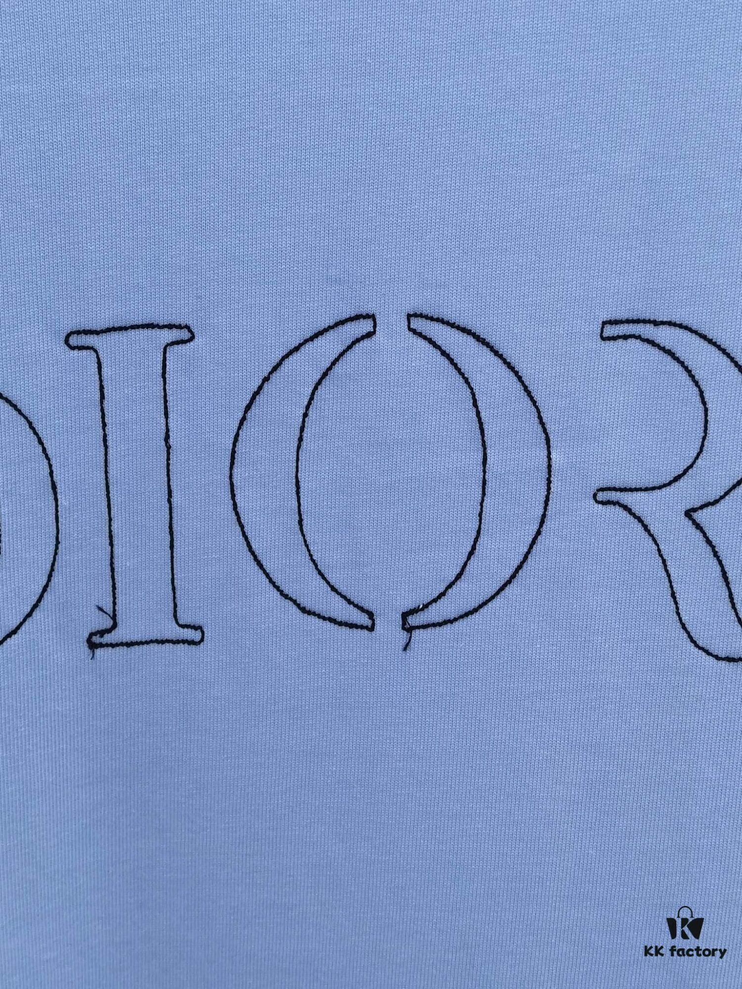 6931a02accd8ab3d7af93e30 Dior D'Or (Embroidered Top-tier Version, Different from Standard Stock) Short Sleeve T-Shirt