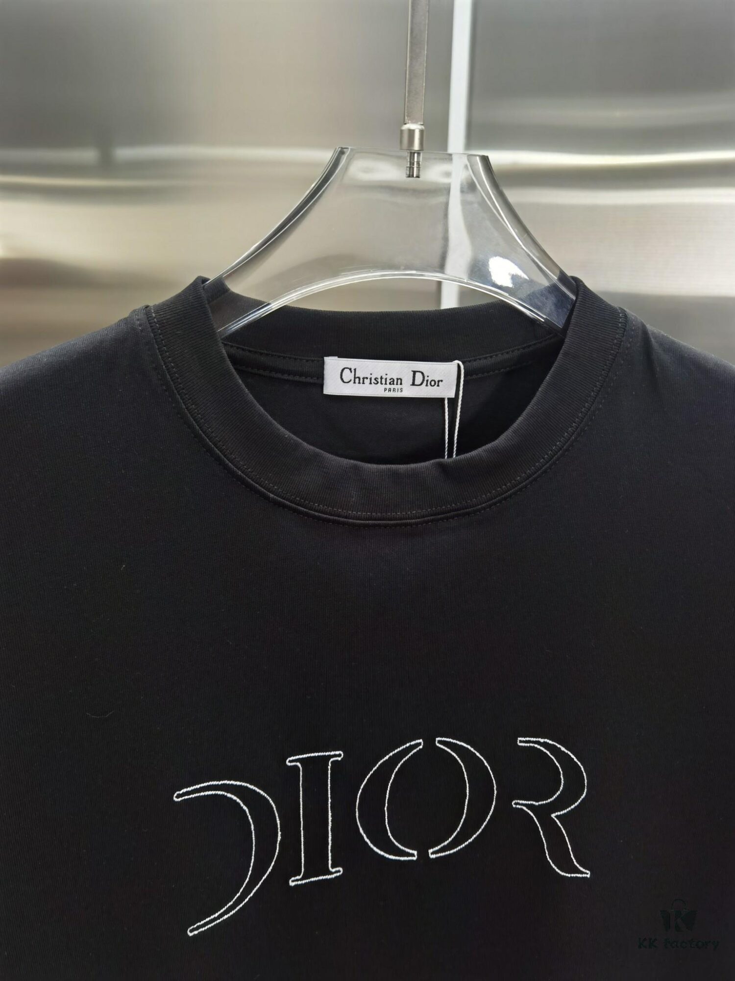 6931a02accd8ab3d7af93e34 Dior D'OR (Embroidered Top-tier Version, Different from Standard Stock) Short Sleeve T-Shirt