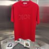 Dior D'Or (Top-tier Embroidered Version, Different from Standard Stock) Short Sleeve T-Shirt