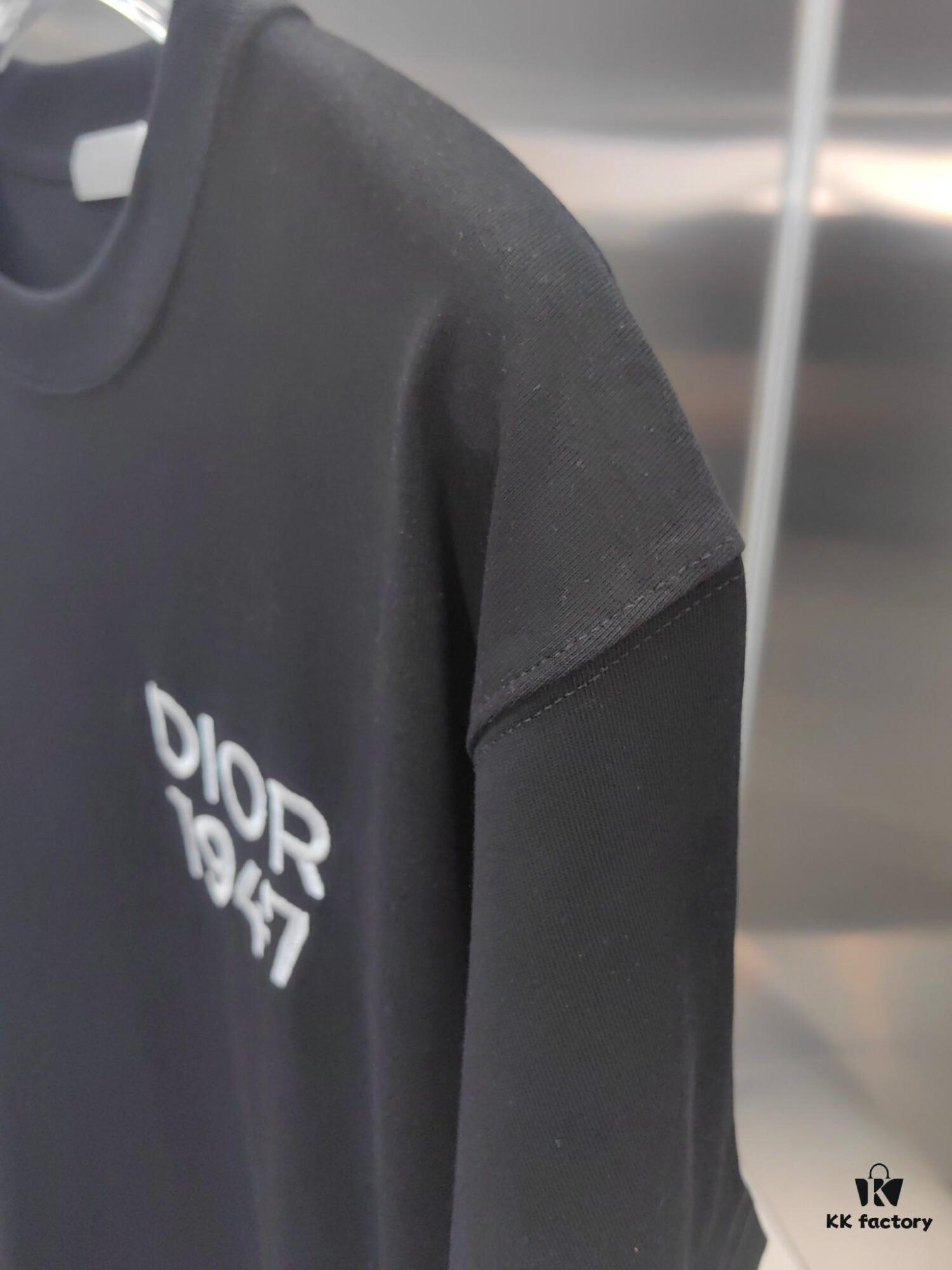 6931a02bccd8ab3d7af93e48 Dior D'Or (Embroidered Premium Version, Different from Standard Stock) Short Sleeve T-Shirt