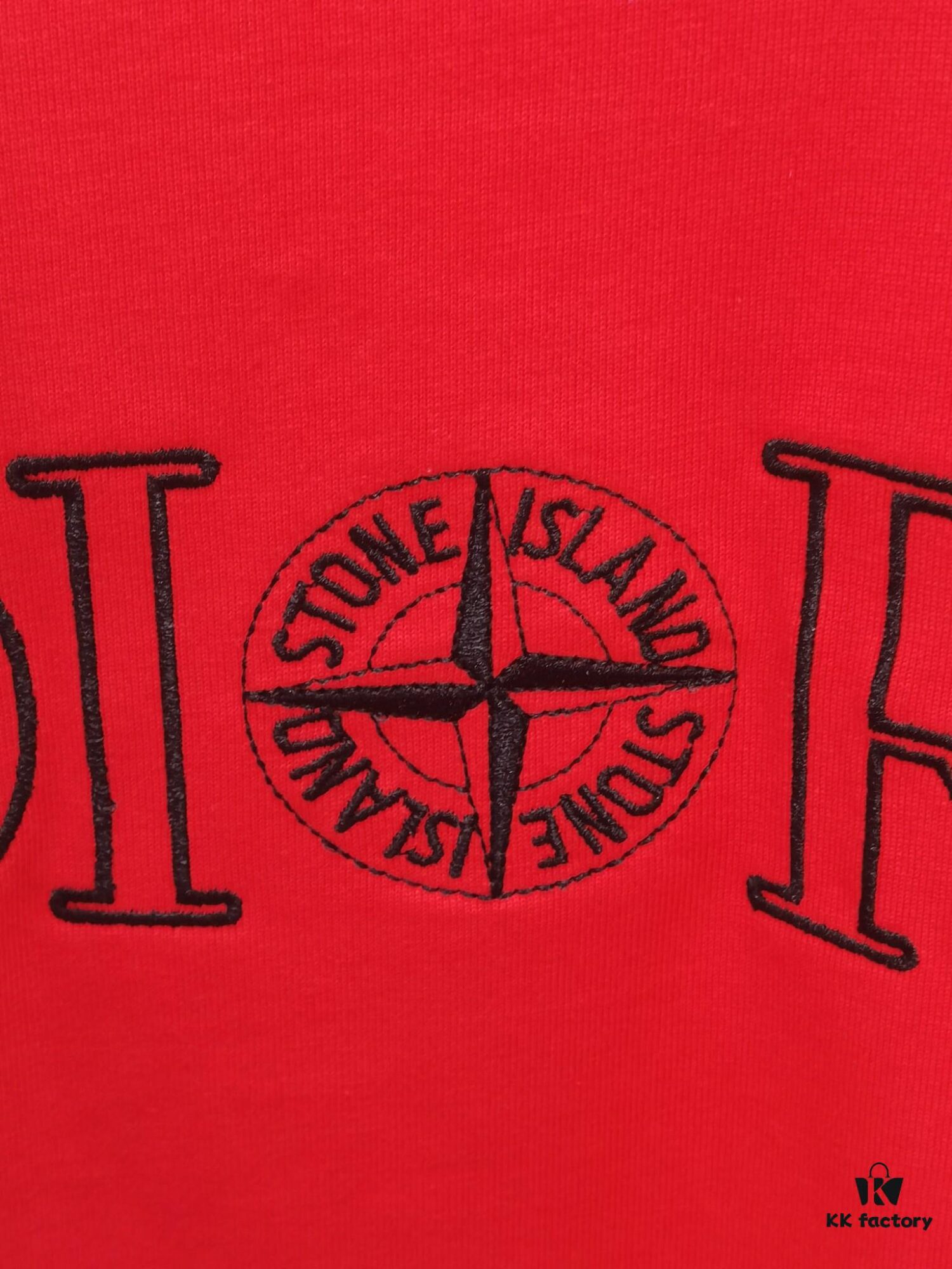 Dior D'OR (Top-tier Embroidered Version, Different from Standard Stock) Short Sleeve T-Shirt