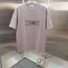 6931a02dccd8ab3d7af93e6a D*OR Embroidered Short Sleeve T-Shirt (Top Quality Version, Different from Standard Stock) - Unisex Design, Never Discontinued