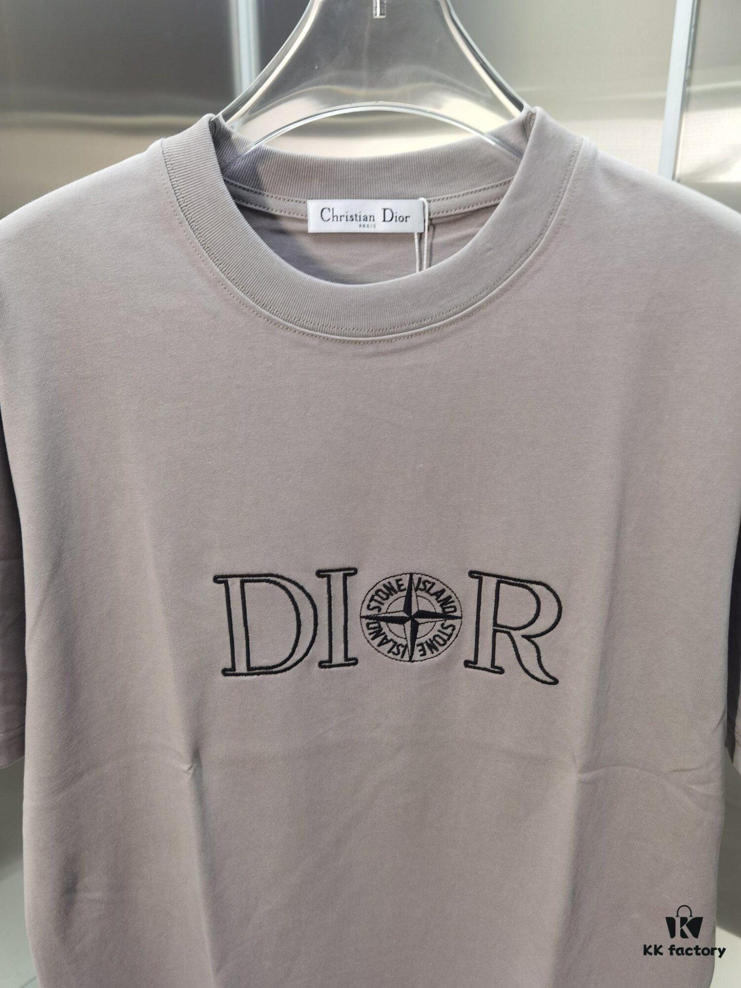 6931a02dccd8ab3d7af93e6d D*OR Embroidered Short Sleeve T-Shirt (Top Quality Version, Different from Standard Stock) - Unisex Design, Never Discontinued