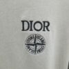 6931a02dccd8ab3d7af93e7a Dior D'Or (Embroidered Premium Version, Distinct from Standard Stock) Short Sleeve T-Shirt 300g Double Yarn 100% Cotton Unisex Design in Black, White, Grey, and Angora Red