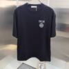 6931a02eccd8ab3d7af93e81 Dior D'Or (Embroidered Premium Version, Different from Standard Stock) Short Sleeve T-Shirt 300g Double Yarn 100% Cotton Unisex Black White Grey Angora Red