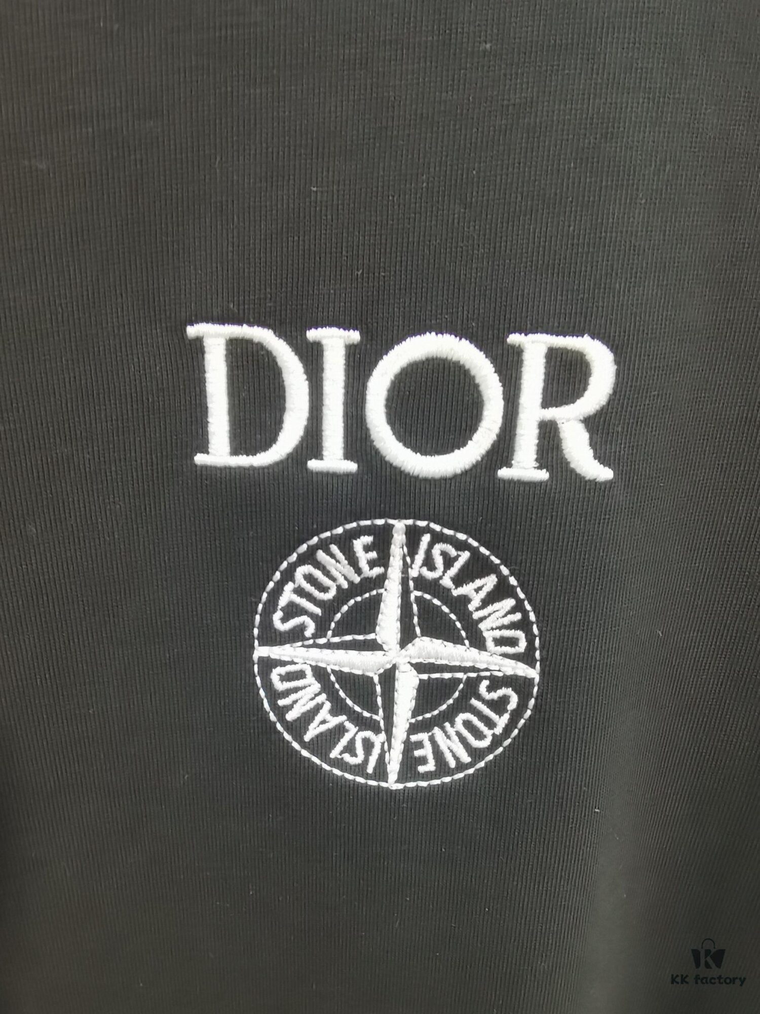 6931a02eccd8ab3d7af93e85 Dior D'Or (Embroidered Premium Version, Different from Standard Stock) Short Sleeve T-Shirt 300g Double Yarn 100% Cotton Unisex Black White Grey Angora Red