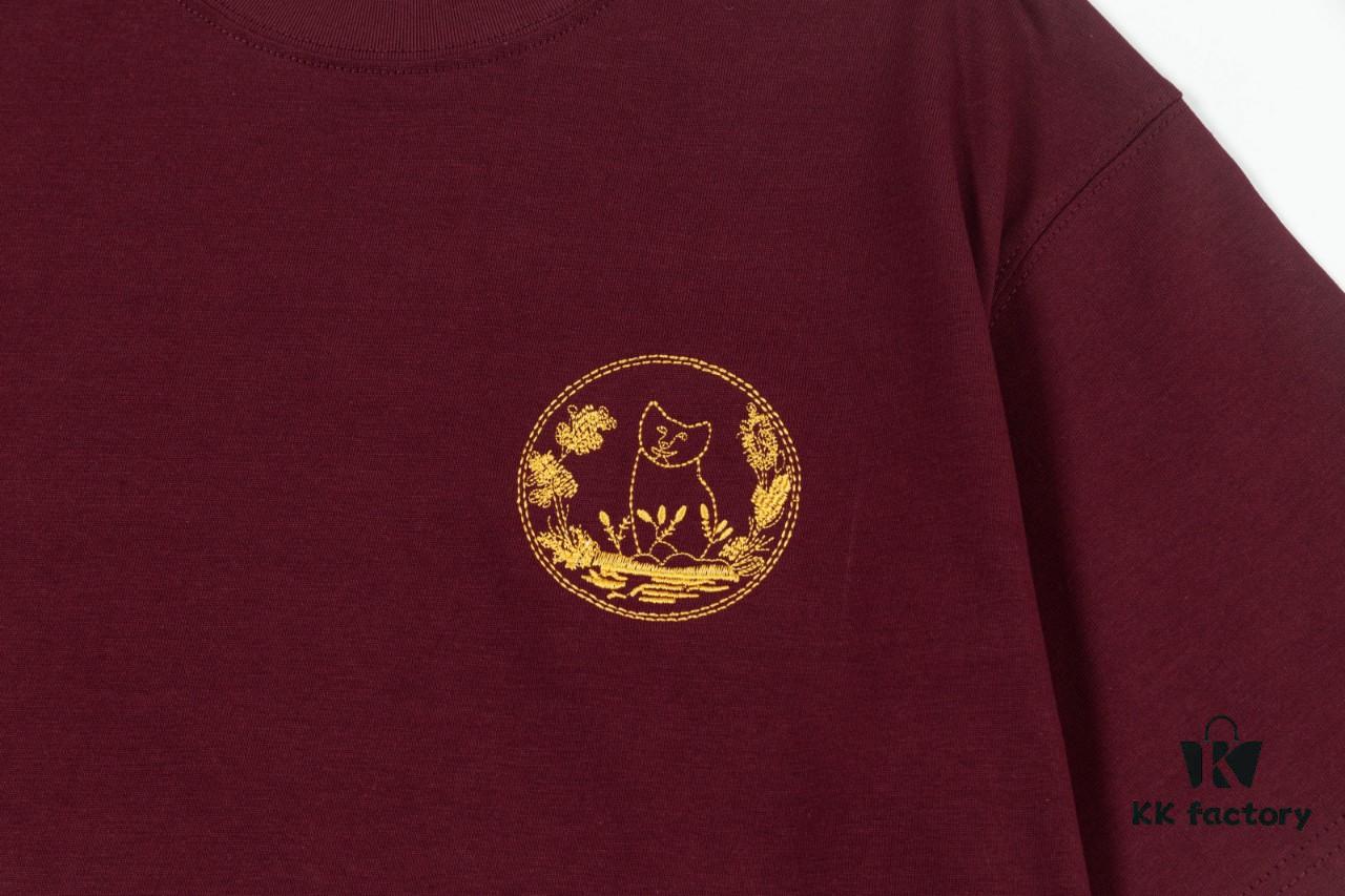 Aodi D*OR (Embroidered Top Version, Different from Standard Stock) Short Sleeve T-Shirt