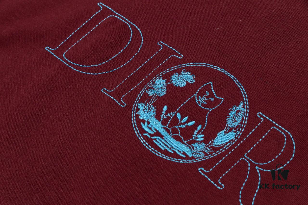 6931a033ccd8ab3d7af93ee8 Audi D*OR (Top-tier Embroidered Version, Different from Standard Stock) Short Sleeve T-Shirt