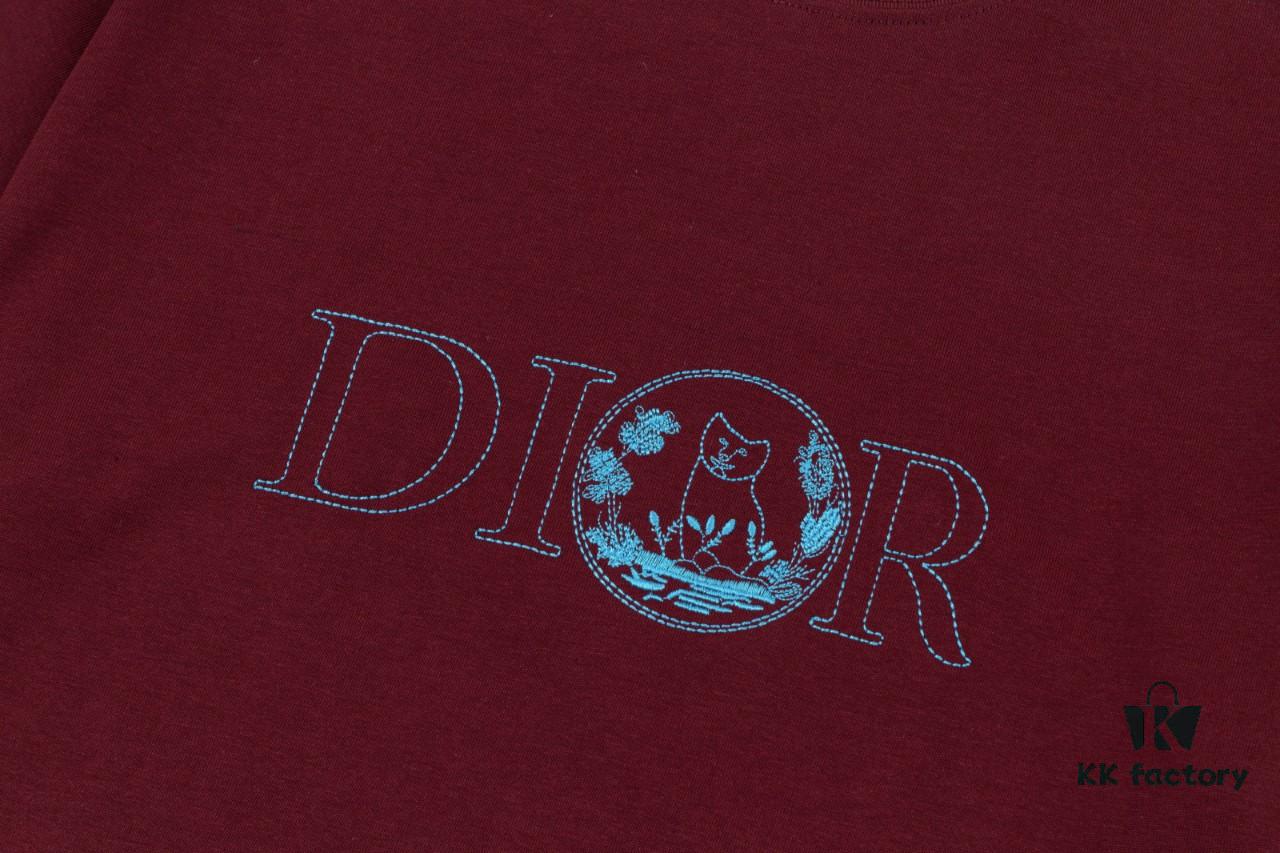 6931a033ccd8ab3d7af93eea Audi D*OR (Top-tier Embroidered Version, Different from Standard Stock) Short Sleeve T-Shirt