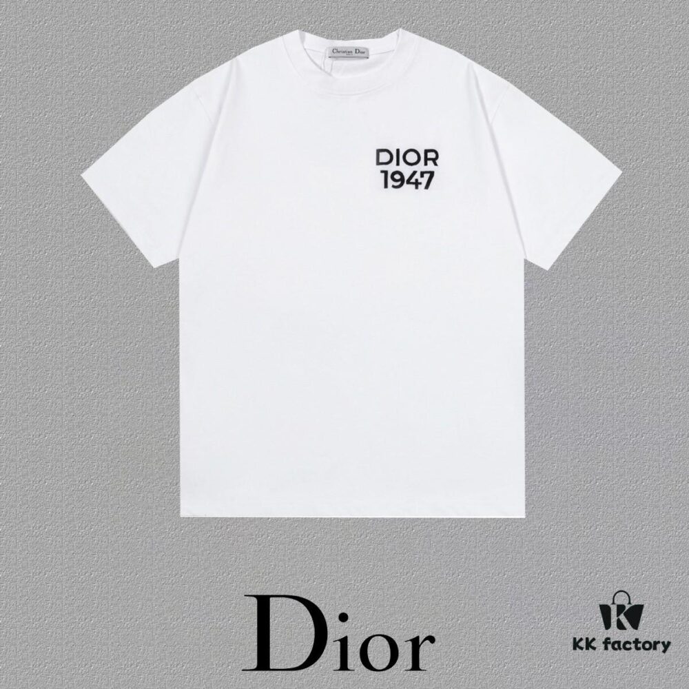 Aodi D*OR (Embroidered Top Version, Different from Regular Stock) Short Sleeve T-Shirt