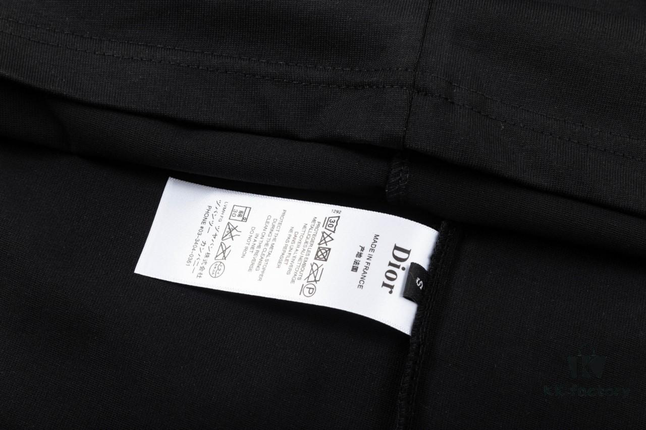 6931a037ccd8ab3d7af93f2b Dior Dior (Embroidery Premium Version, Different from Standard Stock) Short Sleeve T-Shirt, 300g Double-Yarn 100% Cotton, 320g Selanor 1x1 Ribbing, Embroidered Logo, Unisex Design, Colors: Sky Blue, Black, Red