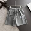 6931a038ccd8ab3d7af93f33 Dior 2025 Spring/Summer New Arrival High-End Elastic Waist Casual Solid Loose Shorts