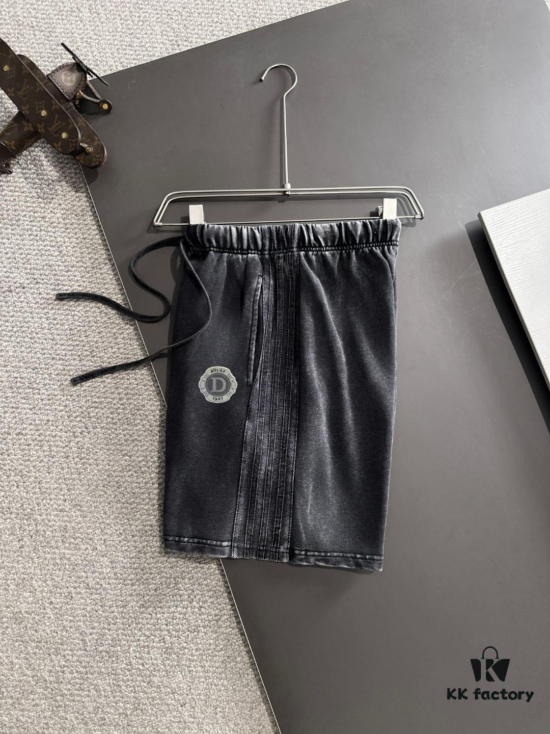 6931a039ccd8ab3d7af93f4e Dior 2025 Spring/Summer New Arrival High-End Elastic Waist Casual Solid Loose Shorts