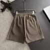Dior 2025 Spring/Summer New Arrival High-End Elastic Waist Casual Solid Loose Shorts