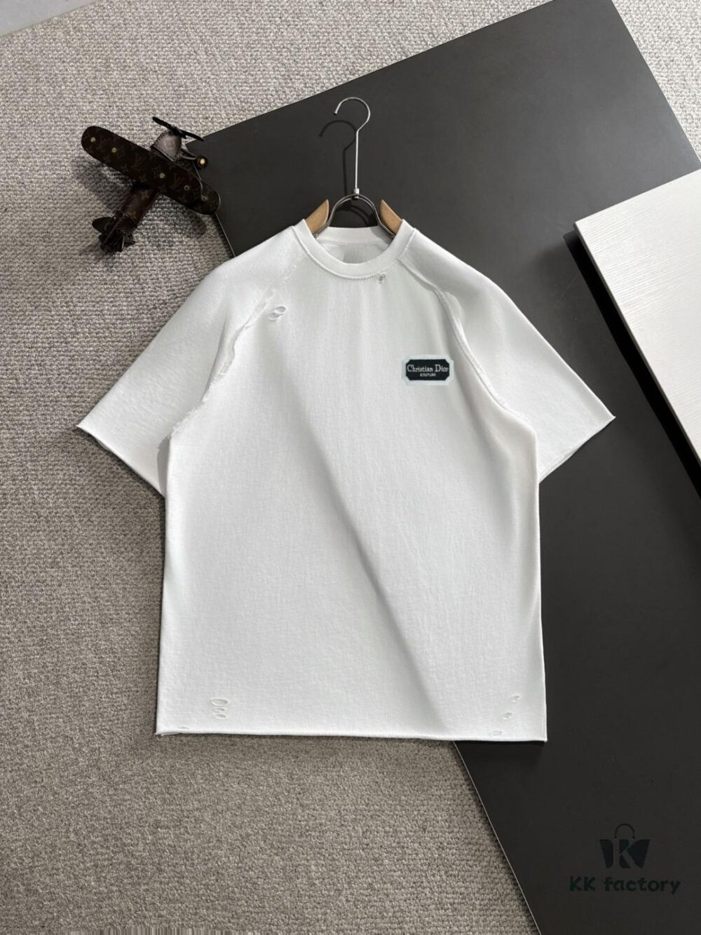 6931a03accd8ab3d7af93f6f High-Quality DIOR 2025 Spring/Summer New Men's Tie-Dye Washed Short-Sleeve T-Shirt