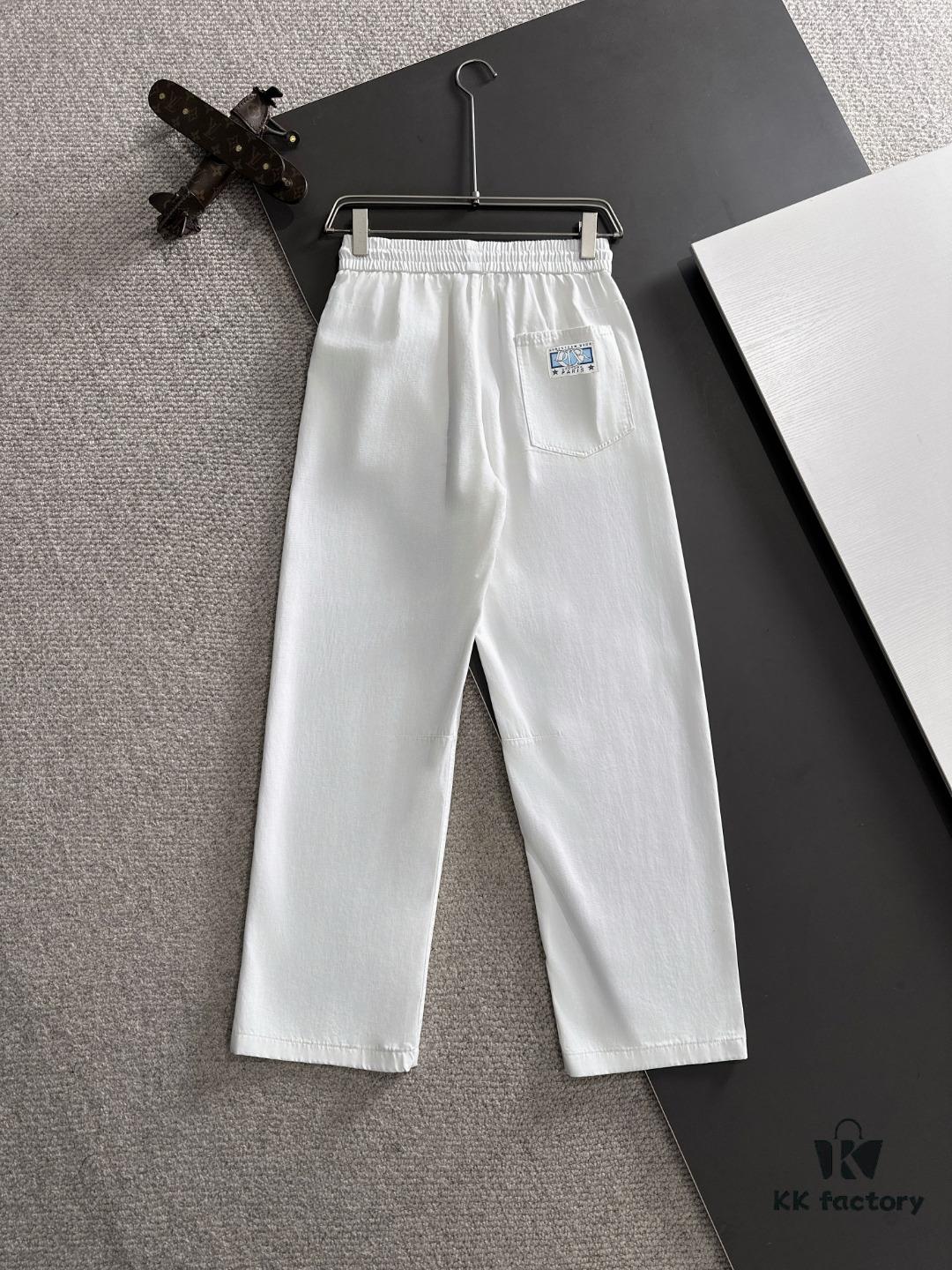 6931a03cccd8ab3d7af93f89 Dior 2025 Spring/Summer New Elastic Waist Casual Pants, Lightweight Custom Counter Fabric, Breathable and Comfortable, Exquisite Details, Brand Design Concept, High Quality, Soft and Smooth Touch