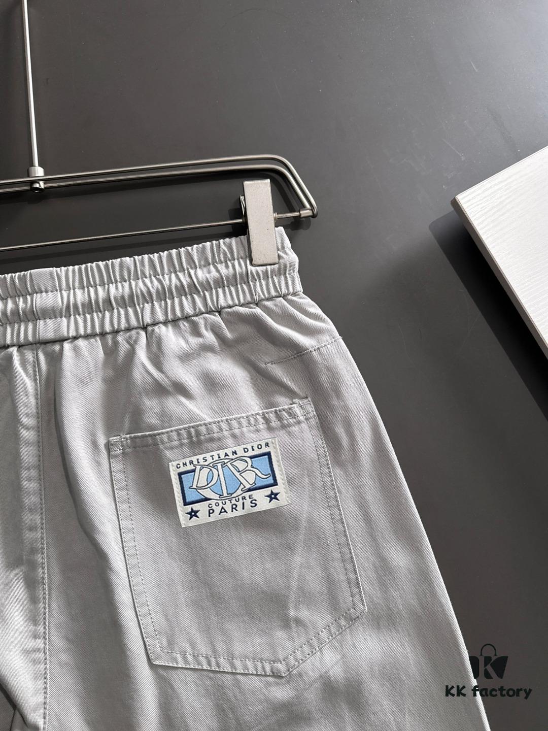 6931a03cccd8ab3d7af93f8f Dior 2025 Spring/Summer New Arrival Elastic Waist Casual Pants, Lightweight Custom Counter Fabric, Highly Breathable and Comfortable, Exquisitely Designed with Brand Elements Reflecting High Quality, Soft and Smooth to the Touch, Featuring a Relaxed Cut with Excellent Fit