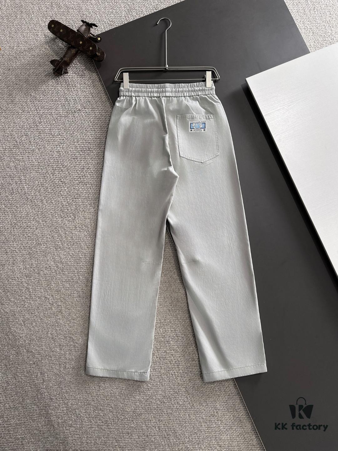 6931a03cccd8ab3d7af93f92 Dior 2025 Spring/Summer New Arrival Elastic Waist Casual Pants, Lightweight Custom Counter Fabric, Highly Breathable and Comfortable, Exquisitely Designed with Brand Elements Reflecting High Quality, Soft and Smooth to the Touch, Featuring a Relaxed Cut with Excellent Fit