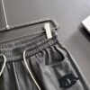 Dior 2025 Spring-Summer New Elastic Waist Casual Pants, Lightweight Custom Counter Fabric, Highly Breathable and Comfortable, Exquisite Details, Brand Design Concept, High Quality, Soft and Smooth Touch
