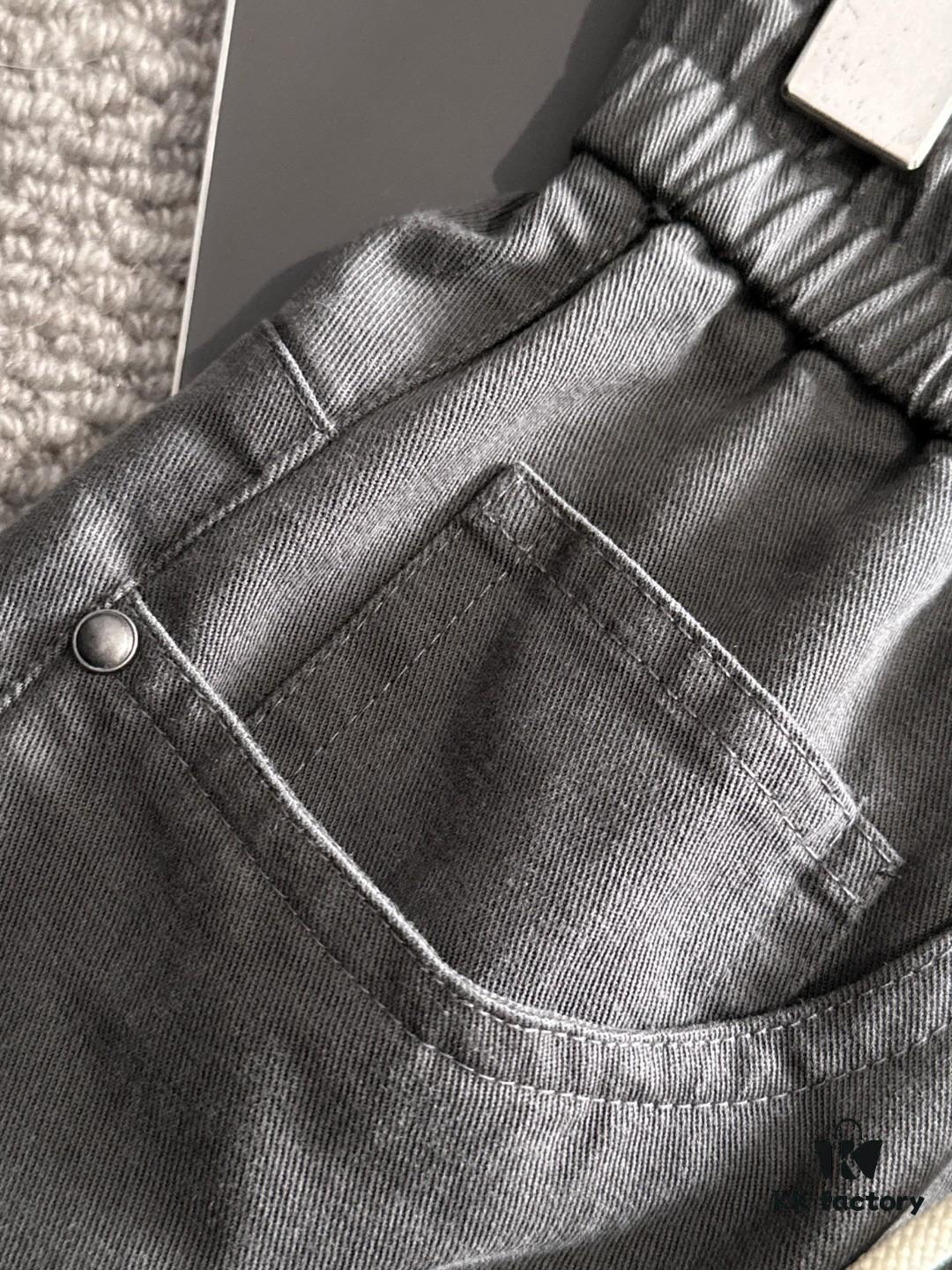 Dior 2025 Spring-Summer New Elastic Waist Casual Pants, Lightweight Custom Counter Fabric, Highly Breathable and Comfortable, Exquisite Details, Brand Design Concept, High Quality, Soft and Smooth Touch