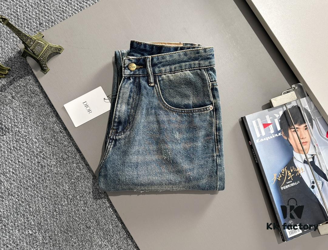 6931a03eccd8ab3d7af93fc0 Dior 2025 All-Season Relaxed Straight-Leg Jeans – The Epitome of Trendy Fashion