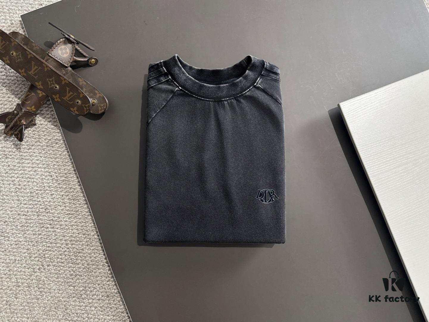 6931a040ccd8ab3d7af93fdc High-Quality DIOR Men's Tie-Dye Washed Short-Sleeve T-Shirt 2025 Spring/Summer New Arrival