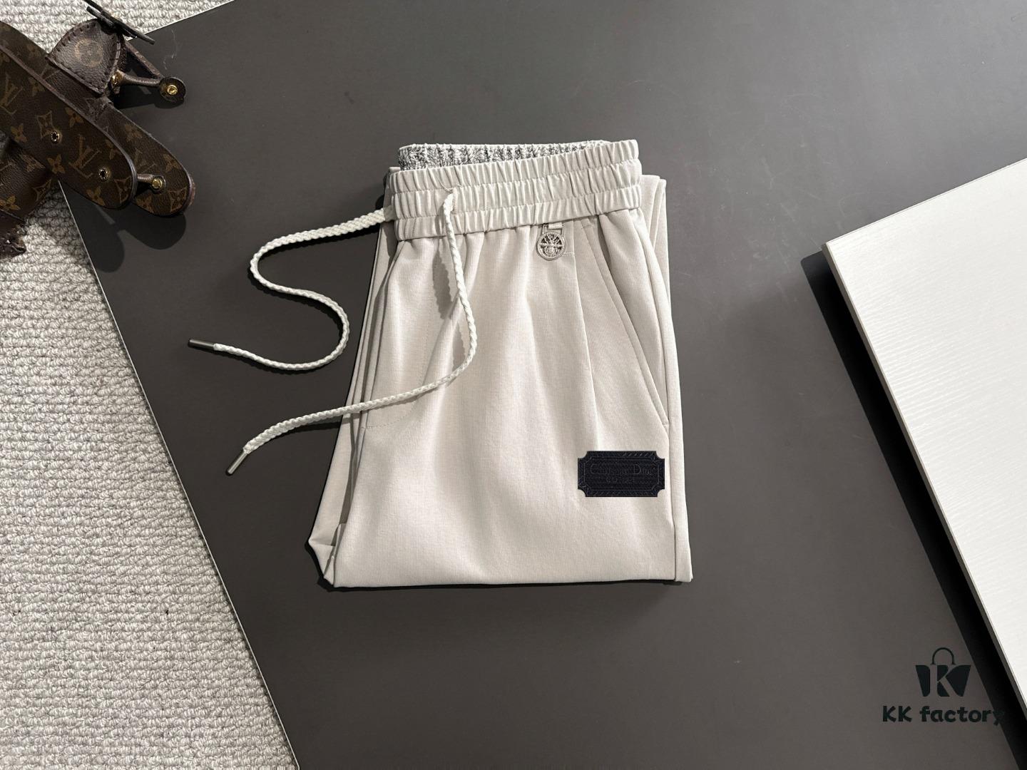 6931a042ccd8ab3d7af94012 DIOR 2025 Spring/Summer New Arrival Elastic Waist Casual Pants, Lightweight Custom Counter Fabric, Highly Breathable and Comfortable, Exquisite Details, Brand-Inspired Design Concept, Premium Quality, Soft and Smooth Texture, Excellent Fit with Relaxed Tailoring
