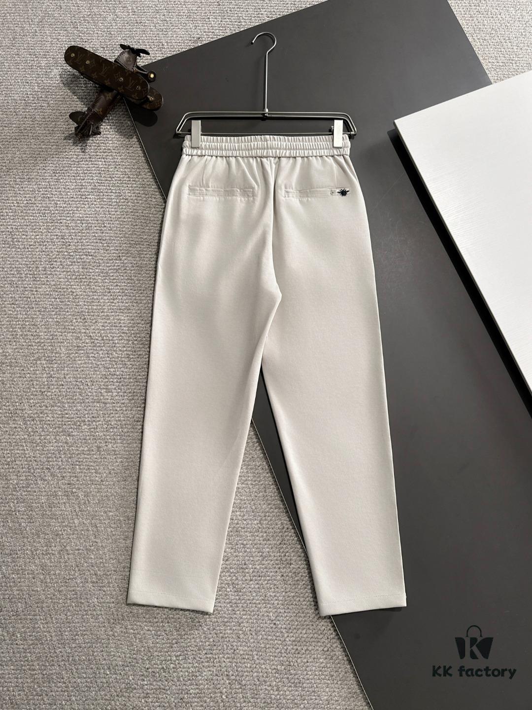 6931a042ccd8ab3d7af94013 DIOR 2025 Spring/Summer New Arrival Elastic Waist Casual Pants, Lightweight Custom Counter Fabric, Highly Breathable and Comfortable, Exquisite Details, Brand-Inspired Design Concept, Premium Quality, Soft and Smooth Texture, Excellent Fit with Relaxed Tailoring