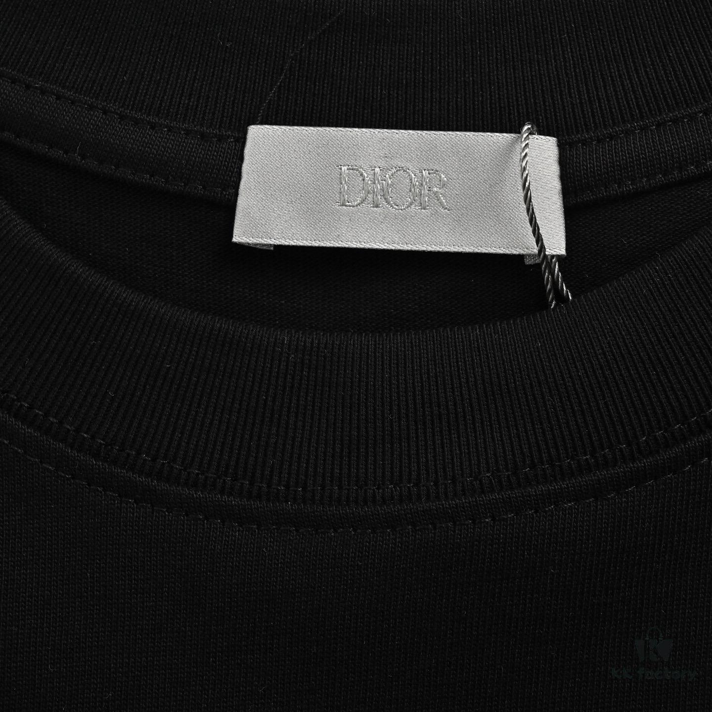 6931a043ccd8ab3d7af94028 Dior 25SS Vintage Jacquard Pocket Short Sleeve T-Shirt