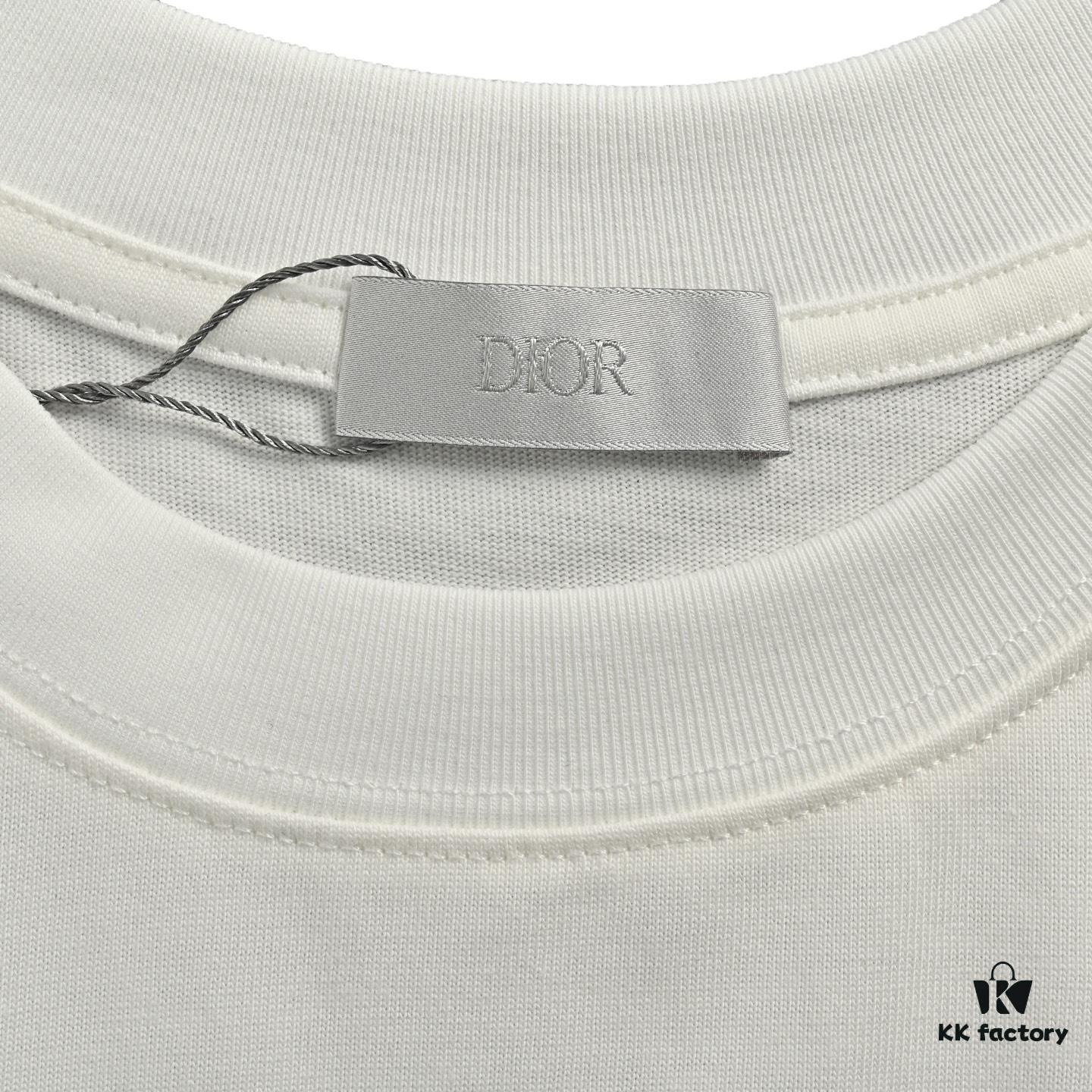 6931a044ccd8ab3d7af94038 Dior 25SS Vintage Jacquard Pocket Short Sleeve T-Shirt